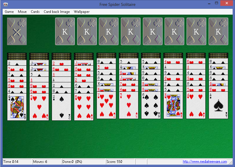 Find me spider solitaire for free to download